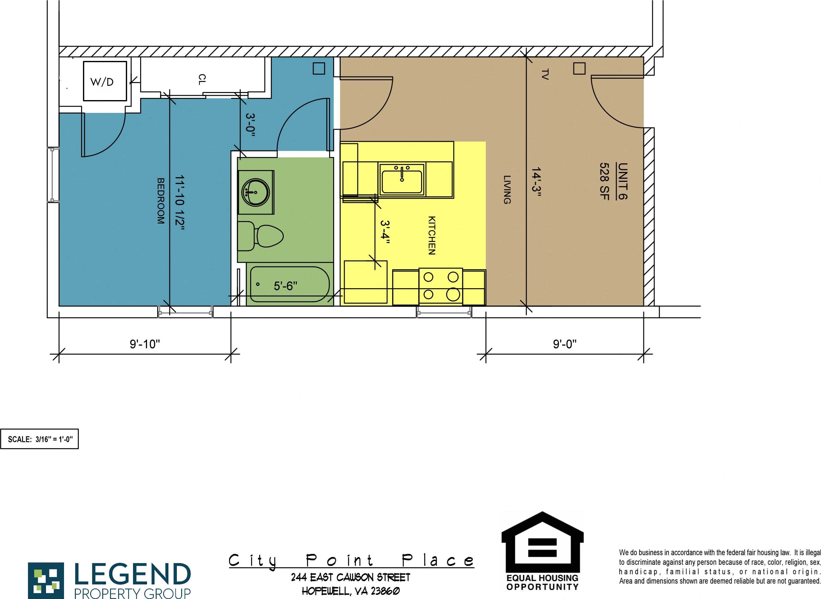 Floor Plans of City Point Place in Hopewell, VA